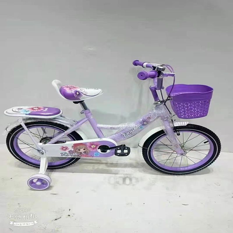 Girl Bike 12/14/16/18 inch buggies New women's bike with basket back chair frame