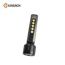 USb rechargeable flashlight Side light COB household outdoor flashlight