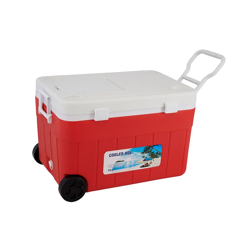 Insulated box, refrigerated box, household car, outdoor food preservation box, portable commercial takeout, street vending ice bucket, ice bucket insulated bucket box Specification drawing