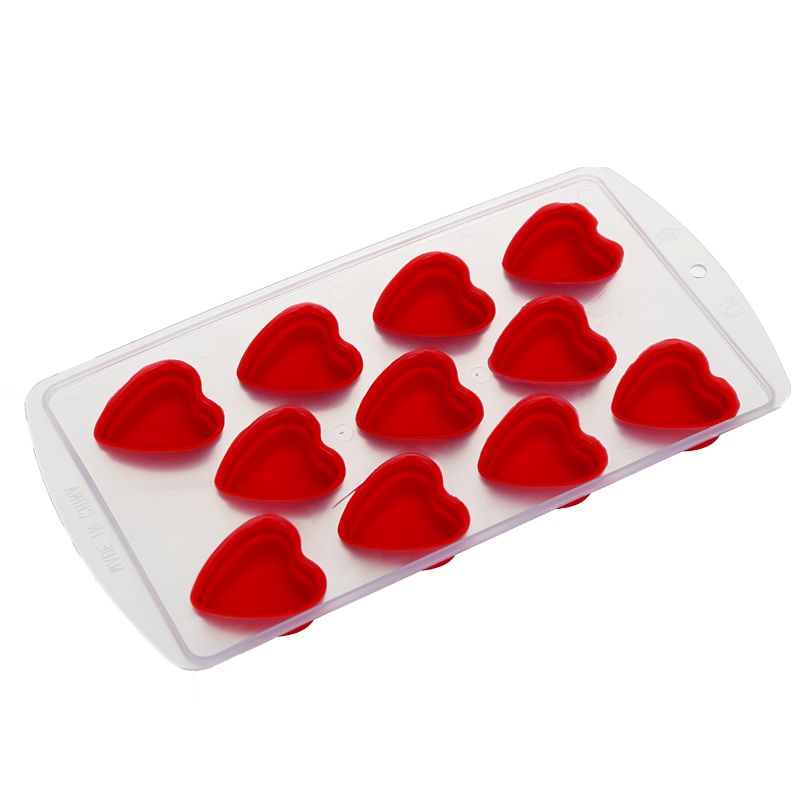Creative, multi-shaped, high-quality, thickened ice cube tray mold, plastic bottom, silicone elastic ice cube, ice box, ice mold, ice cube tray Application Scenario