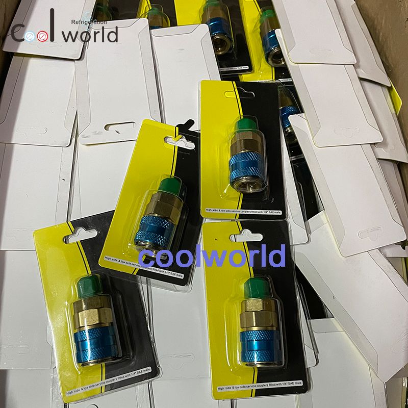 R134a low-voltage quick connector for automotive air conditioning fluorine filling tools, single package Specification image