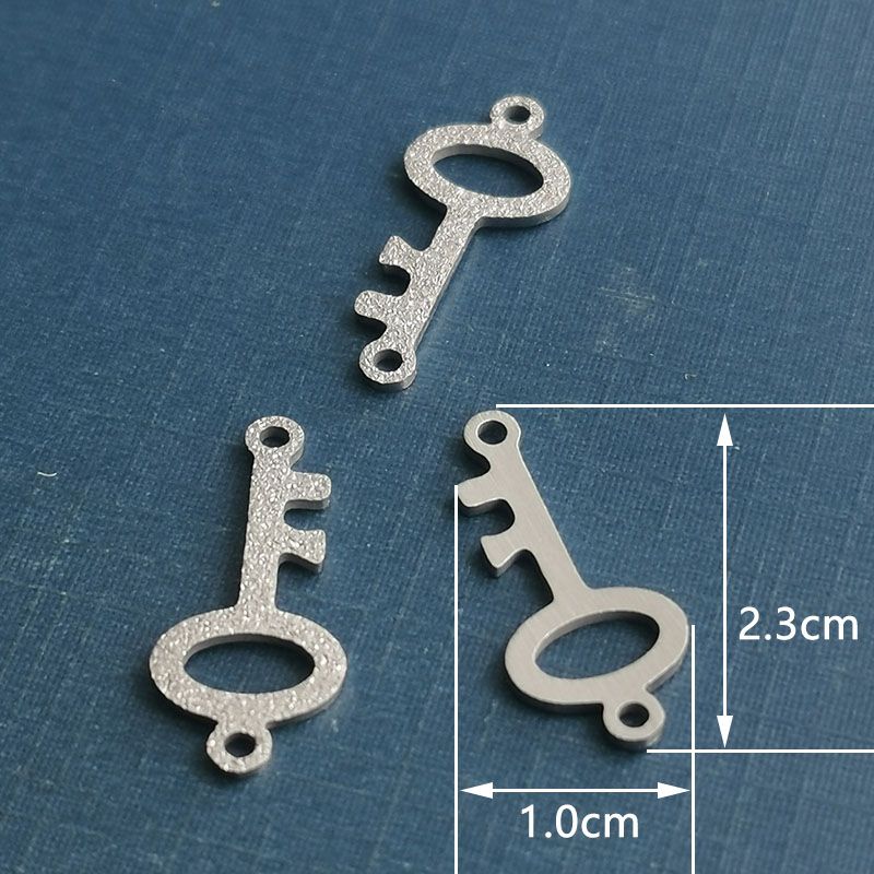 Factory wholesale of stainless steel key bracelets, pendants, necklaces and diy accessories in stock. Customized accessories can be provided based on samples or drawings pic 2