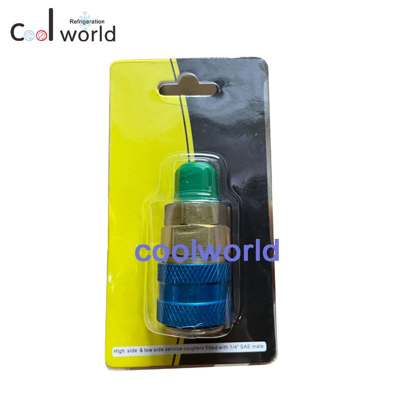 R134a low-voltage quick connector for automotive air conditioning fluorine filling tools, single package