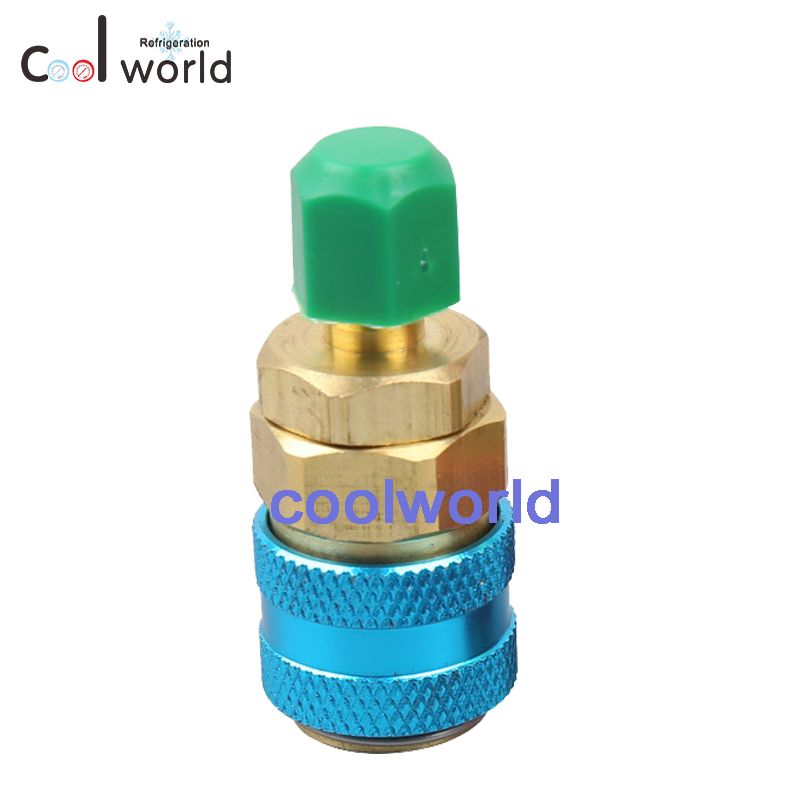 R134a low-voltage quick connector for automotive air conditioning fluorine filling tools, single package details Picture