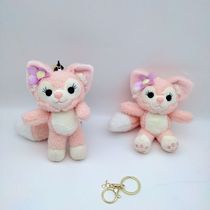 Linabelle Instagram doll pendant cute little fox plush toy key chain bag hanging decoration grab machine doll