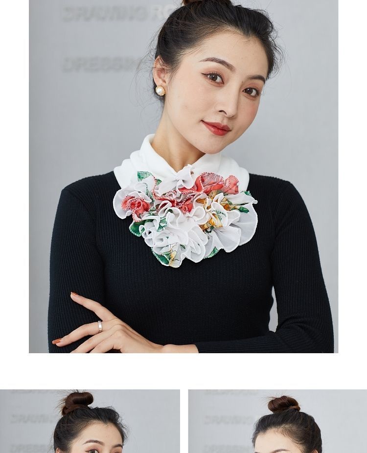 New 2022 Fashion Korean version, the same style as the Internet celebrity, with fleece and thickened, versatile neck guards for women in winter pic 4