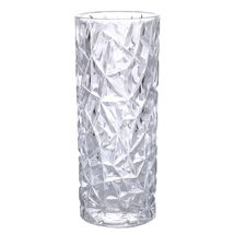 直筒系列水晶玻璃花瓶楚光玻璃岩纹