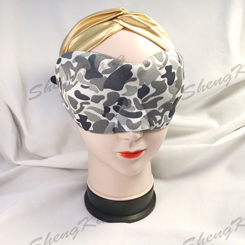 舒适透气立体3D眼罩印花睡眠眼罩睡觉神器护眼男女助眠眼罩不压眼详情图1
