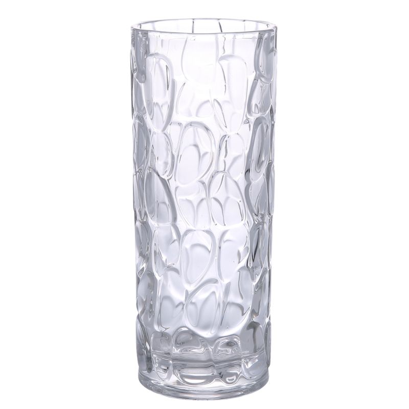 直筒系列水晶玻璃花瓶楚光玻璃岩纹详情图2