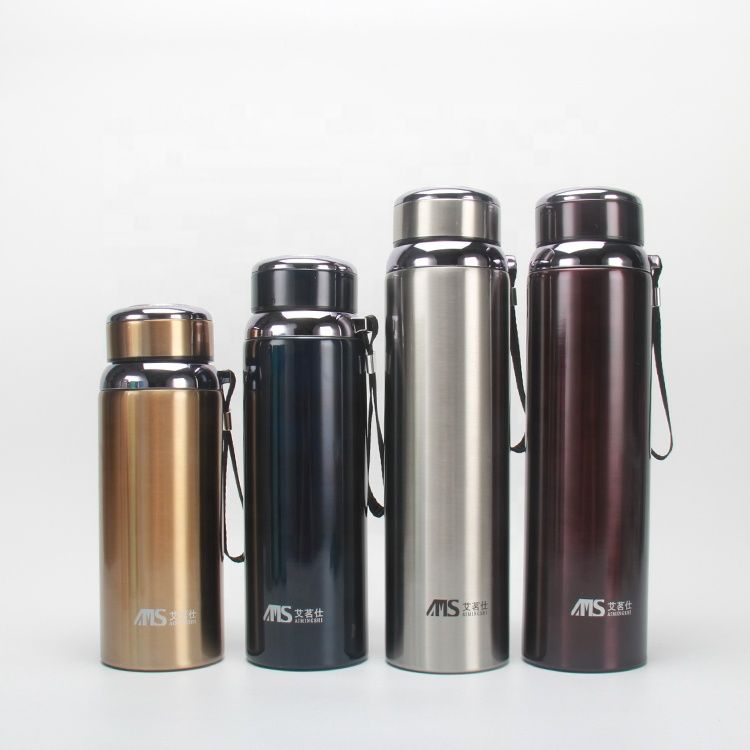 1000ml stainless steel water bottle color water bottle tea infuser water vacuum flask bottle coffee mugs thumbnail