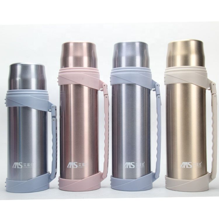 Most authentic color is the best value to enjoy 1.5L travel pot stainless steel portable Environment-friendly plastic cover thumbnail