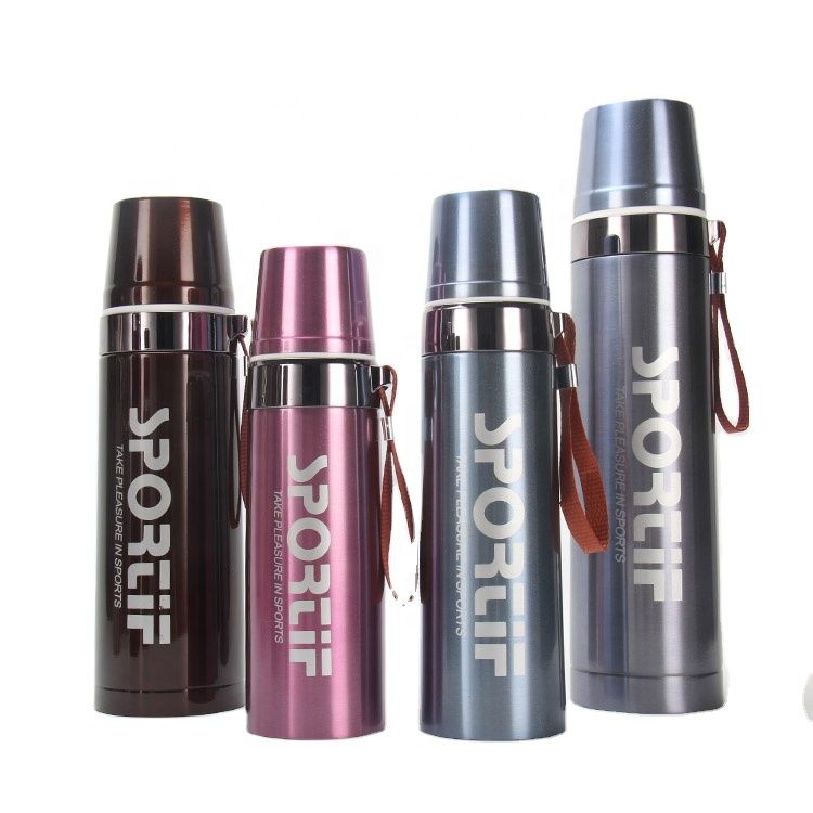 Factory accuracy wholesale company gifts a good choice Stainless steel keep hot and cold Outdoor thermos plastic cover thumbnail