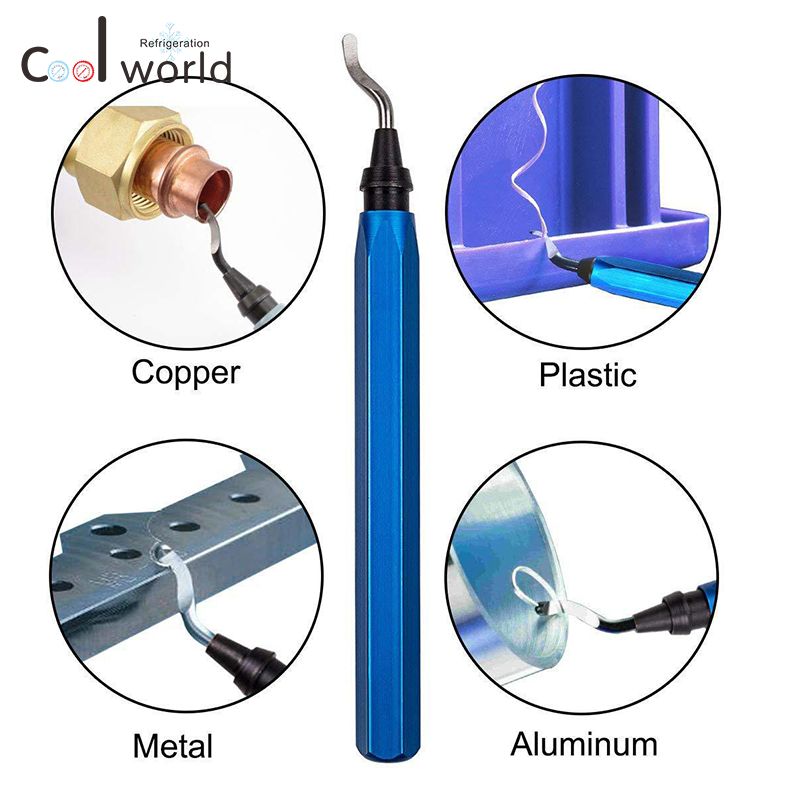 RB1000 Metal handle trimming knife deburring tool set, manual tools, Israeli rotary scraper with BS1010 deburring blade Specification image