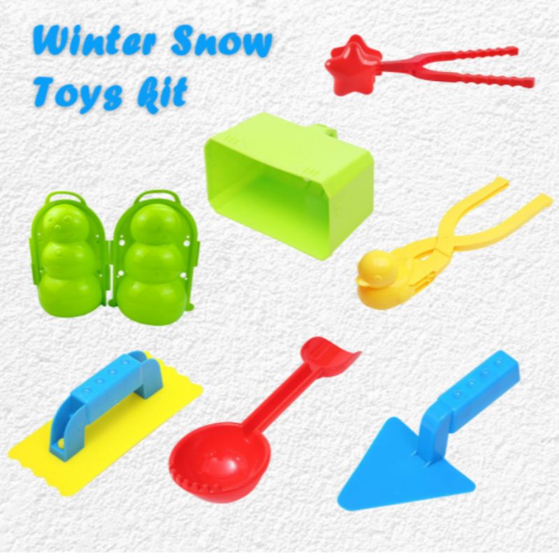 Snow play set for children details Picture