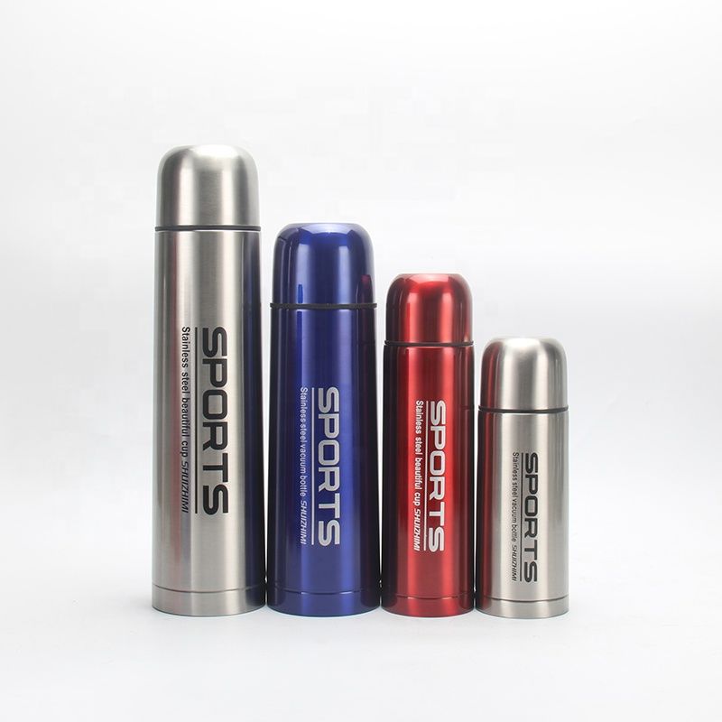 Classical type without rope ecofriendly Double Wall Stainless Steel patterned vacuum flask
