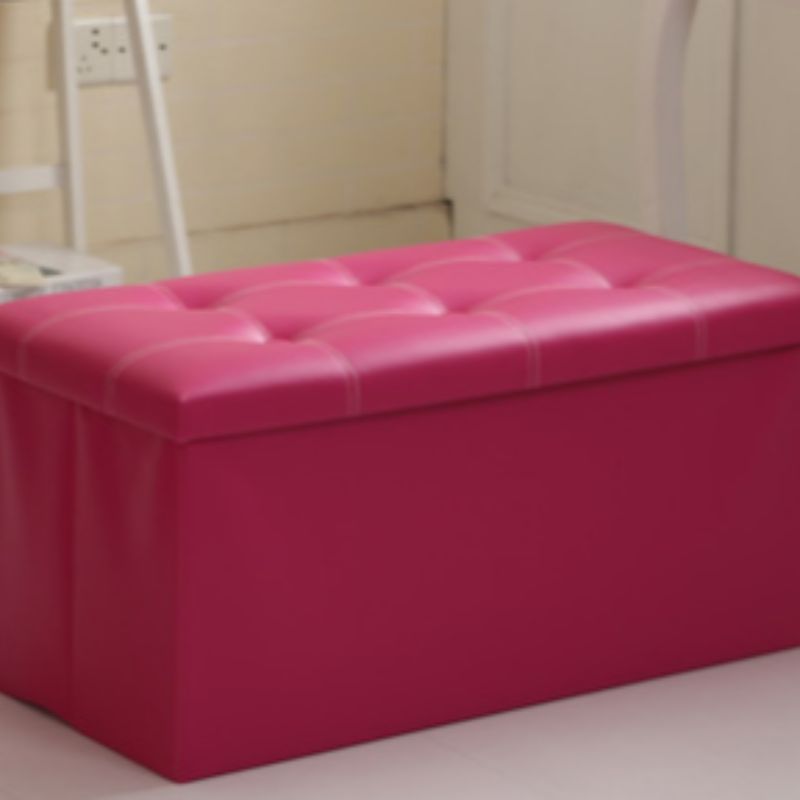 High-quality leather storage box shoe-changing stool Application Scenario