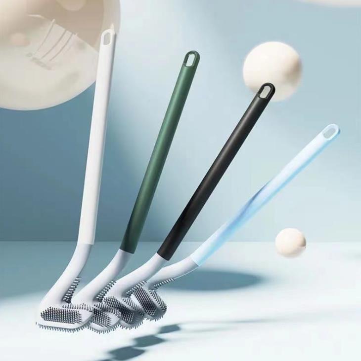 硅胶无死角马桶刷清洁刷产品图