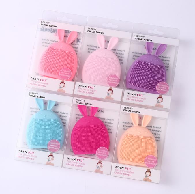 创意萌兔硅胶洁面刷产品图