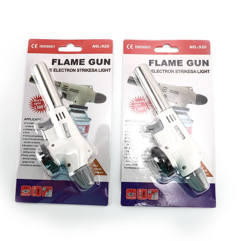 定制烧猪毛喷枪卡式电子喷枪液化气罐点火器户外烧烤烘焙点火器