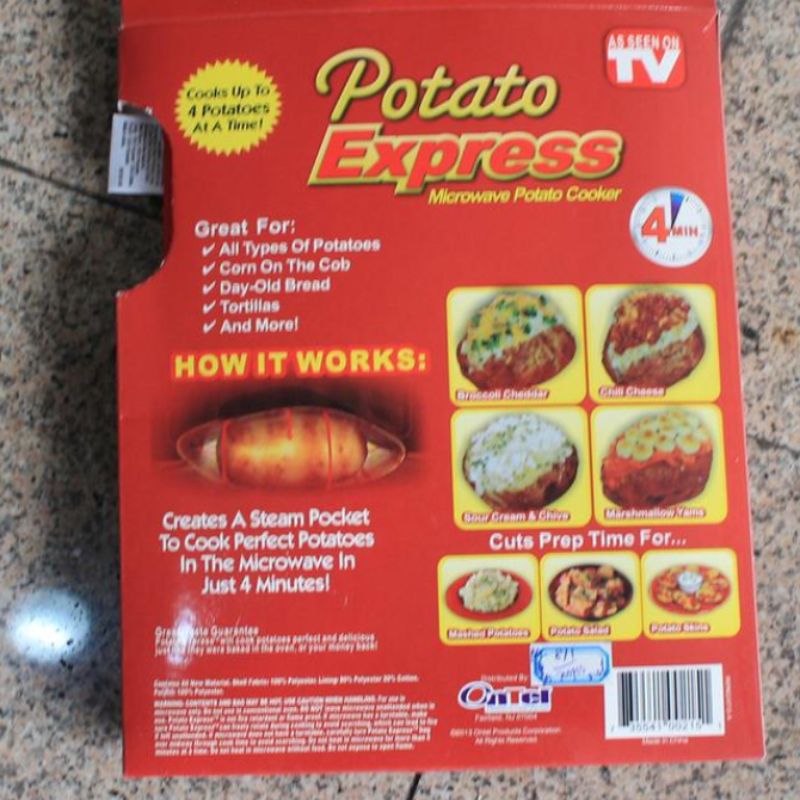 微波炉烤土豆包袋