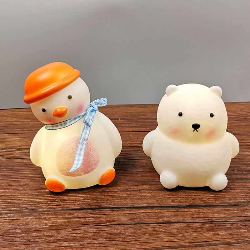 Cross-border e-commerce vinyl night lights, creative dormitory bedroom night lights, bedside ornaments in the room, night market street stall gifts Item Picture