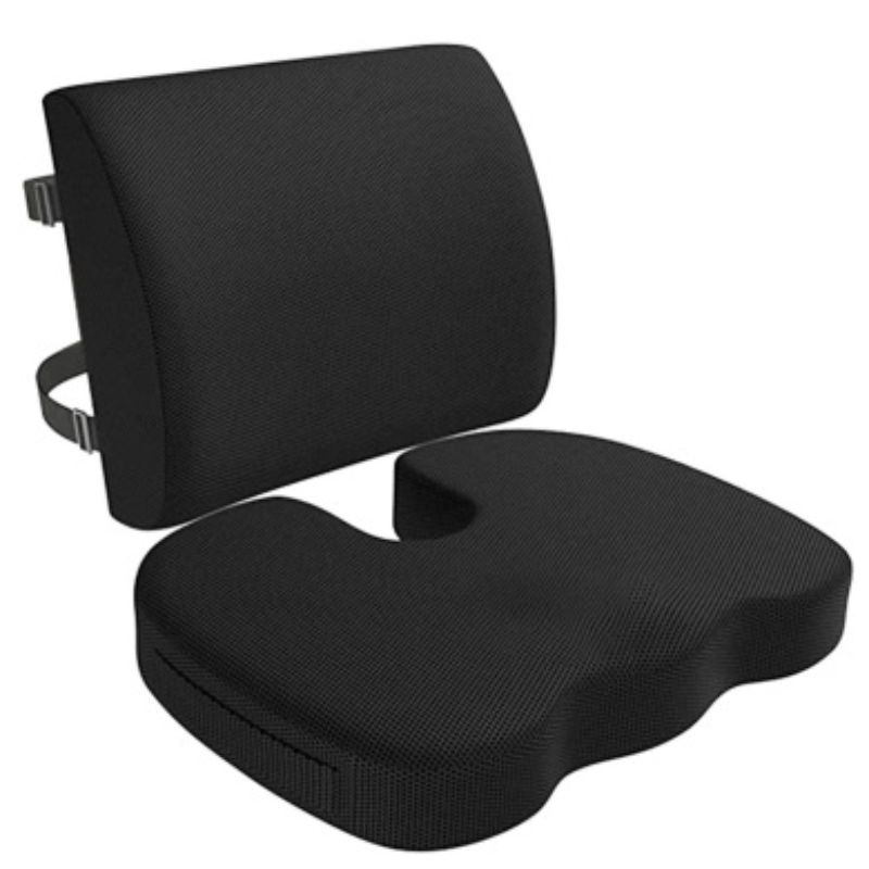 Cross-border breathable mesh fabric seat cushion waist support, suitable for all four seasons in the car office, direct sales from the manufacturer details Picture