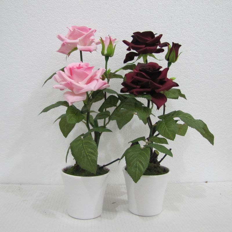 00825 High-end artificial flower bonsai, realistic home decoration bonsai, high-quality potted flowers Item Picture