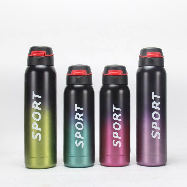 500ml stainless steel water bottle with straw sport stainless steel tumbler zhejiang water bottle factory wholesale thumbnail