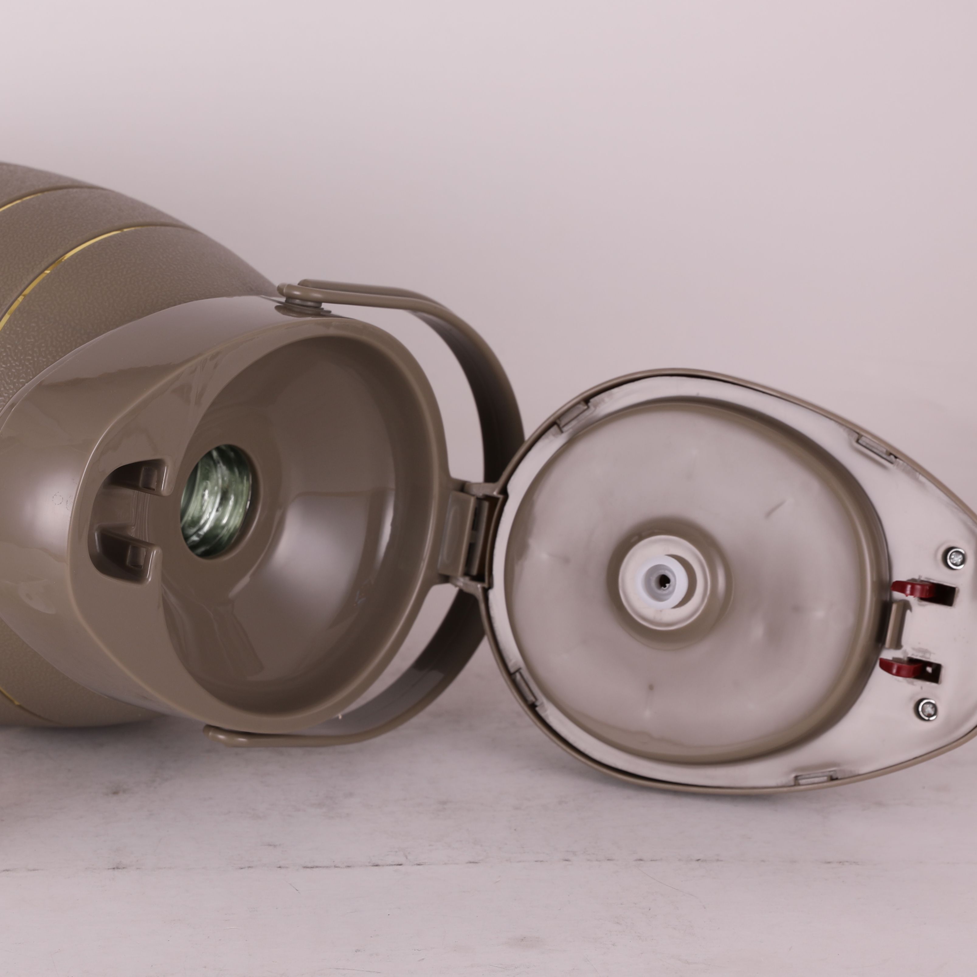 3.0L plastic shell glass inner liner insulated coffee pot with good heat preservation effect, pressure pot details Picture