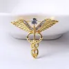 Ziyang's new factory direct sales men's brooches, brooches, high-end Korean suit jackets, badges, wings, scepters, suit collars, pin buttons, women's retro badges Specification image