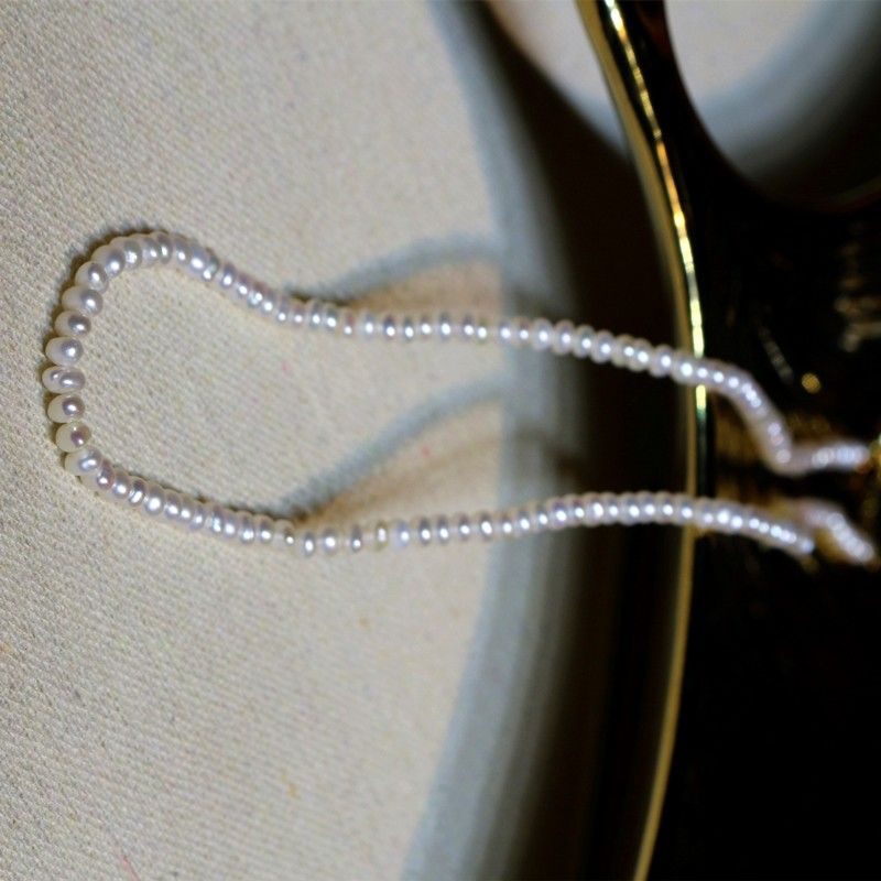天然珍珠颈饰实物图