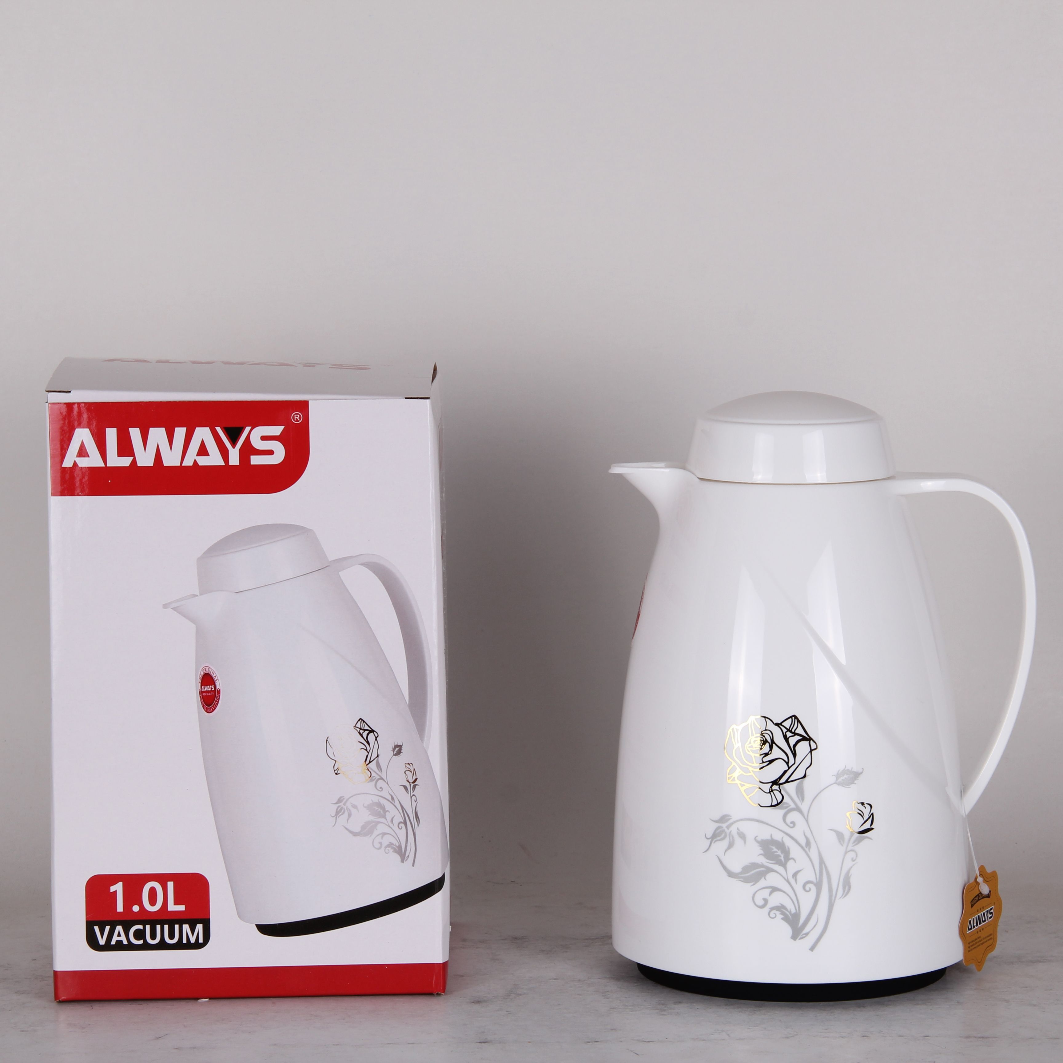 Yongfei Thermos Flask Al23610 With Glass Inner Liner Coffee Pot Specification drawing