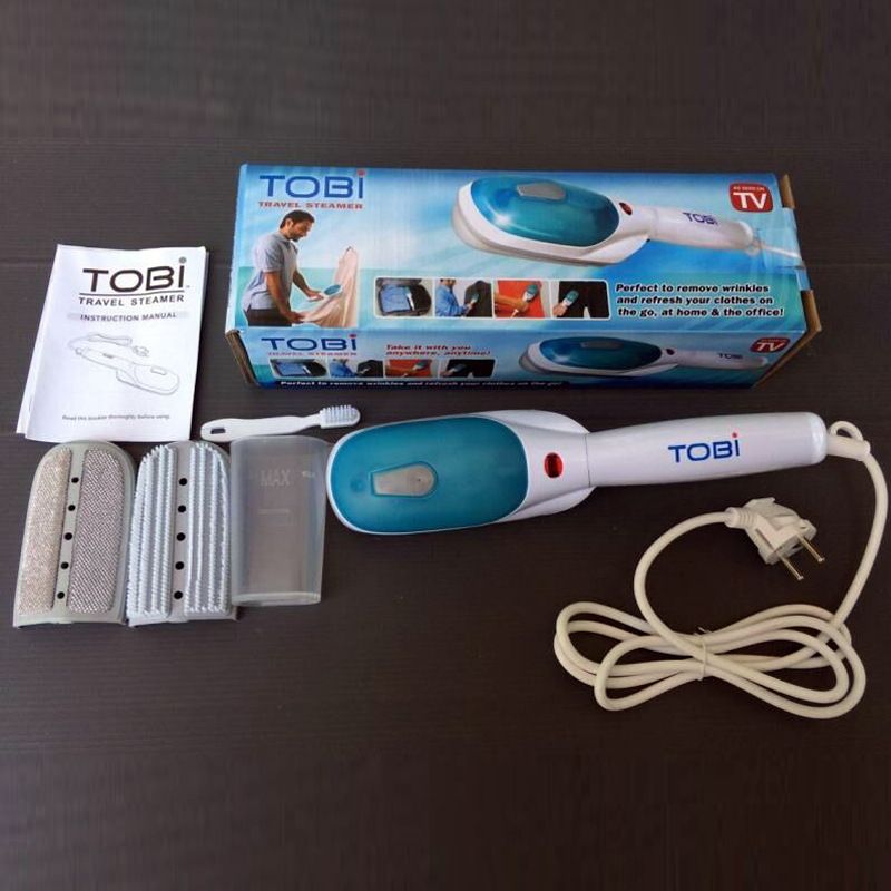TOBi handheld steam brush, portable steam ironing machine, multi-purpose ironing brush, vertical electric iron, garment straightener details Picture