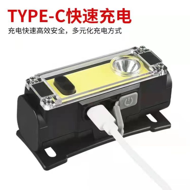 COB+XPE red light high-intensity charging head-mounted night fishing multi-functional intelligent sensing outdoor headlamp Specification image