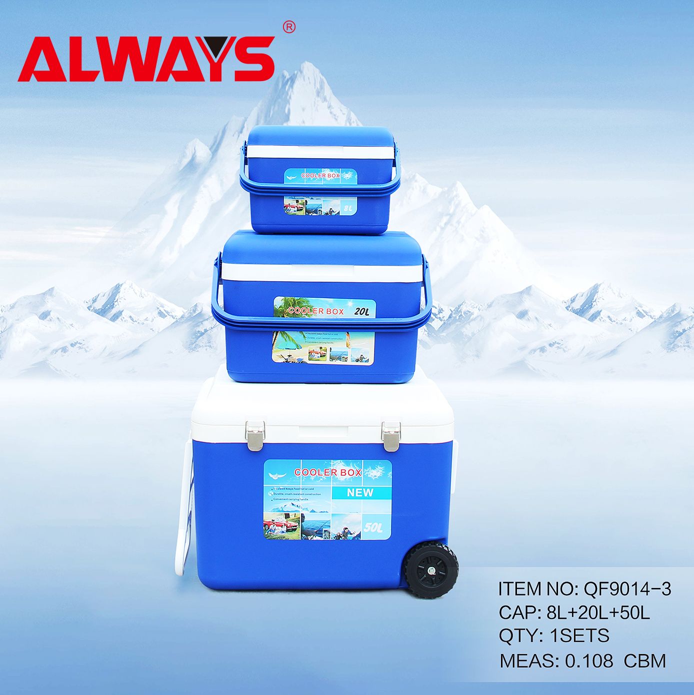 Outdoor cold insulation and heat preservation box, portable heat preservation package, vehicle-mounted refrigerated box, fresh-keeping box, heat preservation bucket