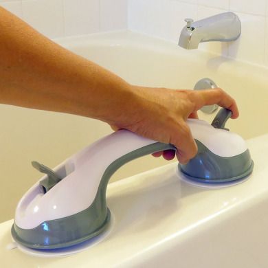 Helping handle Anti-slip bathtub bathroom handrail Strong suction cup Glass door handle Bathroom handrail Application Scenario