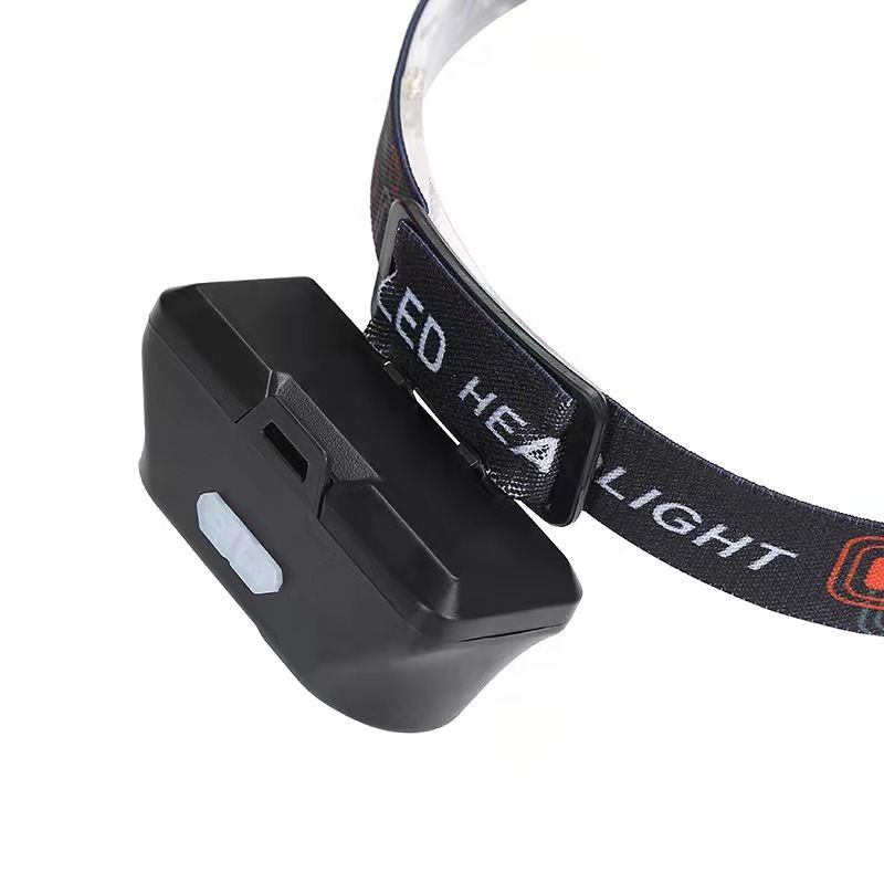 New fishing light wholesale, multi-functional USB charging head lamp, head-mounted outdoor emergency portable long-range lighting lamp details Picture
