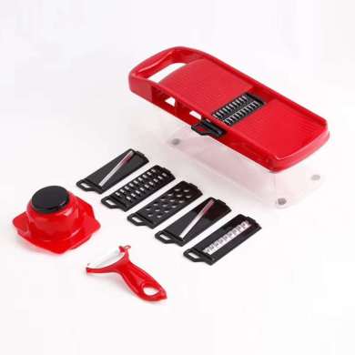 Household multi-functional 6-in-1 vegetable cutter, kitchen vegetable cutter, vegetable cutter, shredder, slicer, grater Application Scenario