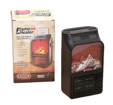 Flame heater, household mini small warm air blower, office and dormitory multi-functional heater, quick heating