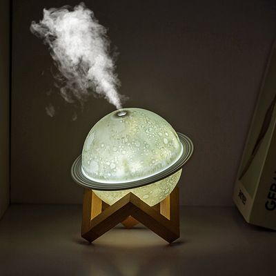Planet Humidifier, large-capacity indoor household cross-border humidifier, creative, novel and unique plug-in humidifier gift