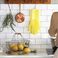 韩国魔术硅胶手套 清洁浴室厨房动物毛发 洗碗硅胶刷头隔热易清洗图