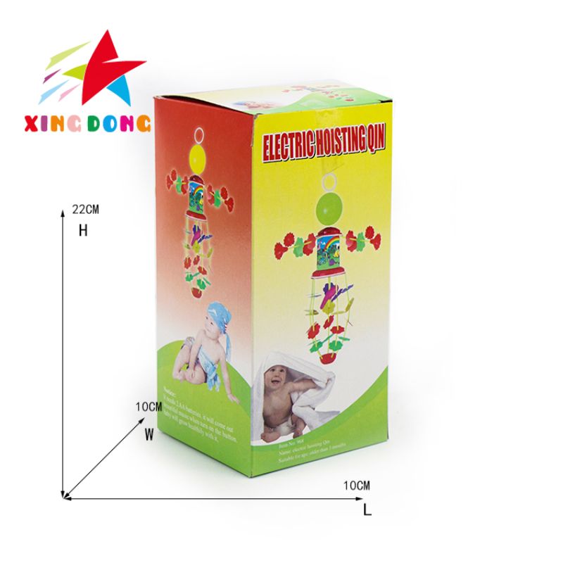 Baby toy electric wind chime, baby stroller pendant, swinging wind chime with music Specification image
