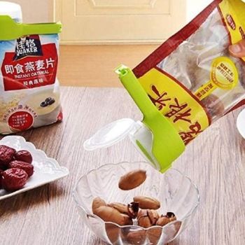 Sealing Pour Food Clip: Sealing pour food clip, snack bag, granular food storage sealing clip details Picture