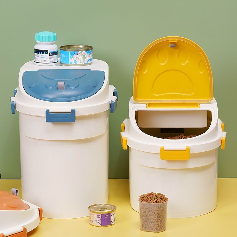 Kitchen sealed rice bucket storage plastic rice bucket grain storage bucket Specification image