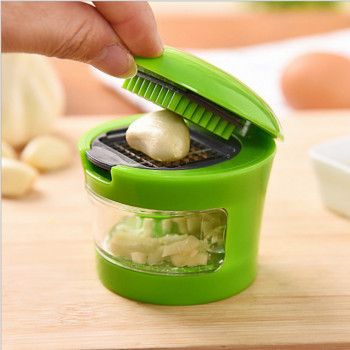 Garlic Chopper Multi-function garlic grinder 2-in-1 Portable mini with lid press garlic grinder Item Picture
