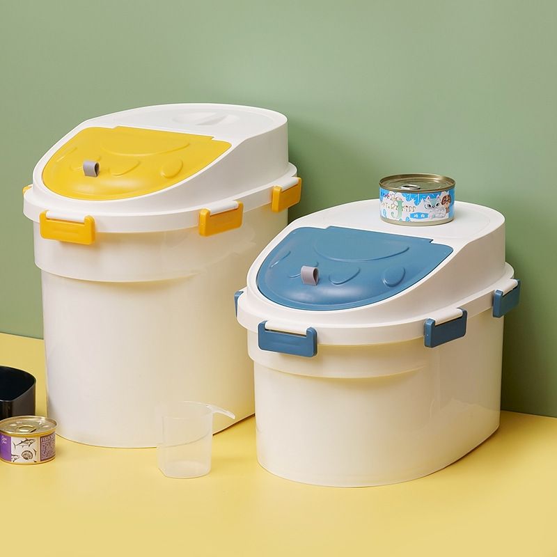 Kitchen sealed rice bucket storage plastic rice bucket grain storage bucket