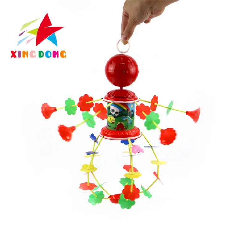 Baby toy electric wind chime, baby stroller pendant, swinging wind chime with music details Picture