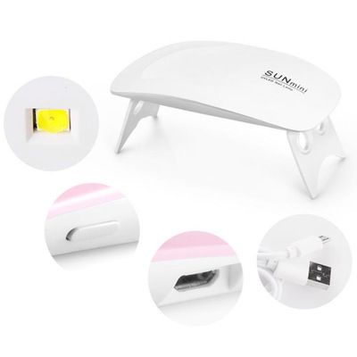 Mini mouse nail art machine, usb portable uv nail polish glue baking dryer, mini quick-drying nail art light therapy machine lamp Item Picture