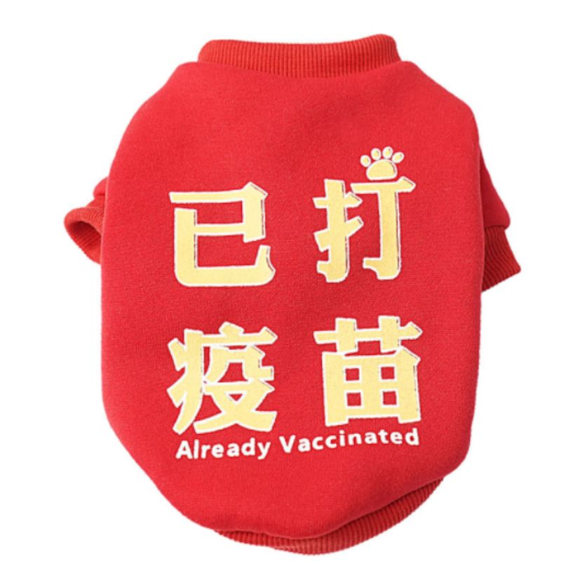 Dog New Year clothes autumn and winter clothes