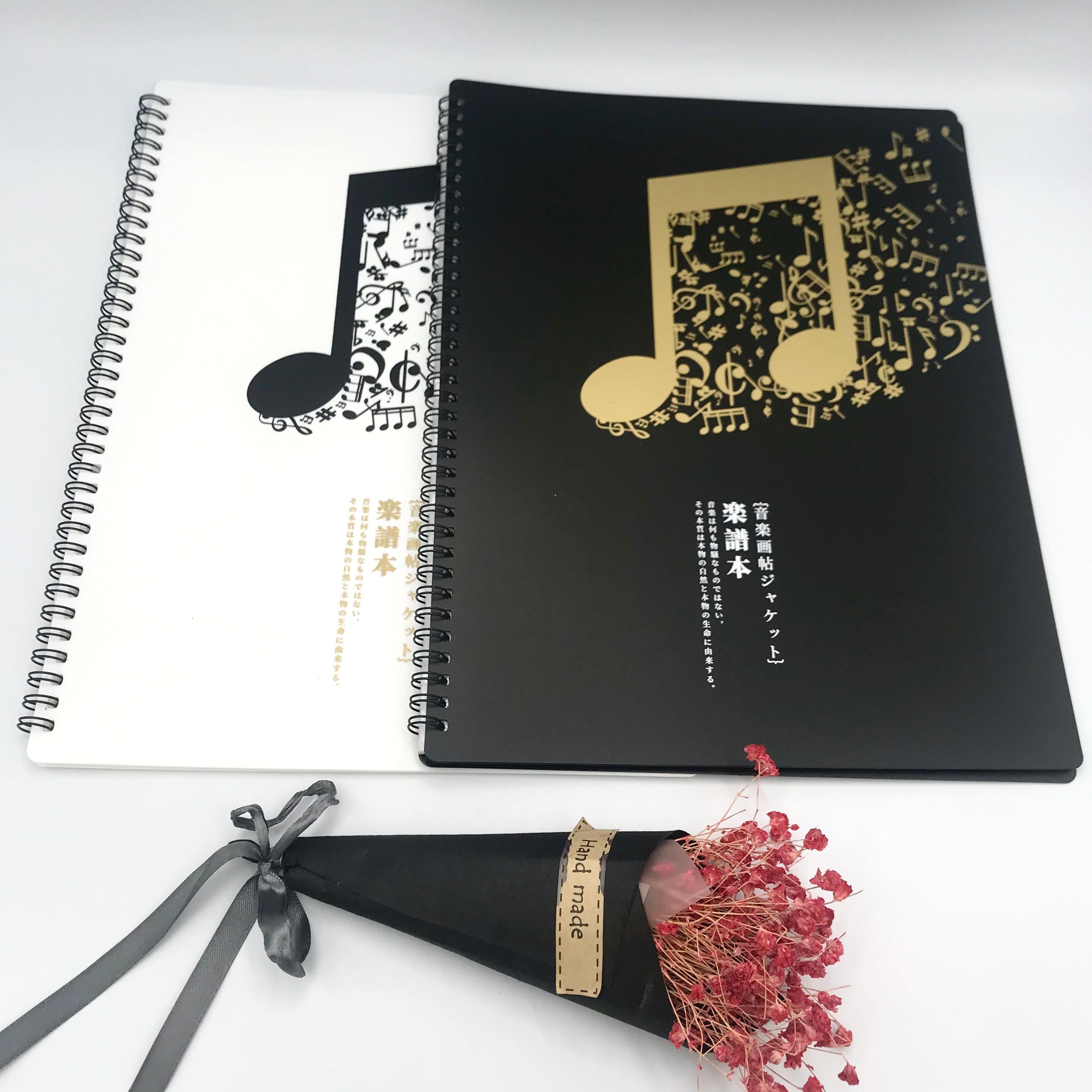 Coil 40-page information book, office document book, factory direct sales, student music score holder, test paper book, insert bag Specification image